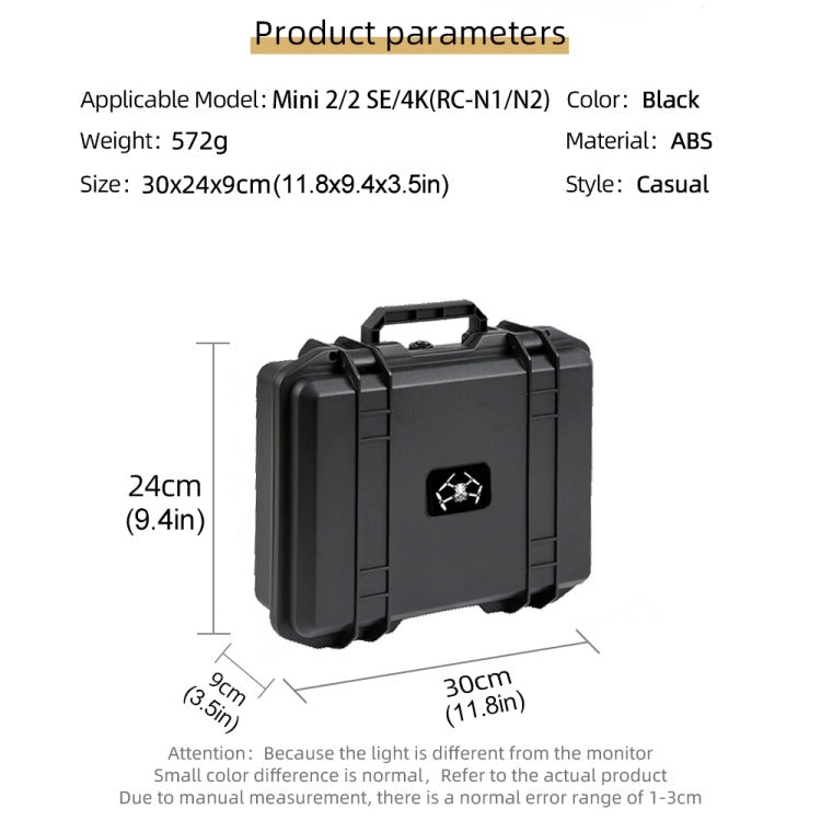 Estuche a prueba de explosiones para DJI Mini 4K / Mini 2 SE (negro) para DJI DJI Mini 4K, DJI Mini 2 SE — imagen 8