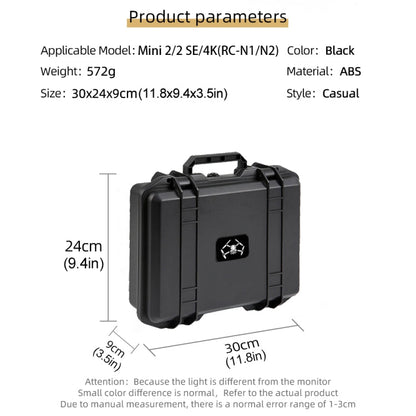 Estuche a prueba de explosiones para DJI Mini 4K / Mini 2 SE (negro) para DJI DJI Mini 4K, DJI Mini 2 SE — imagen 8