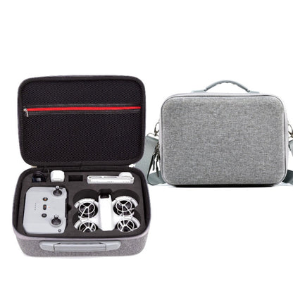 Estuche de almacenamiento con funda protectora para un solo hombro para dron para DJI Neo (gris)