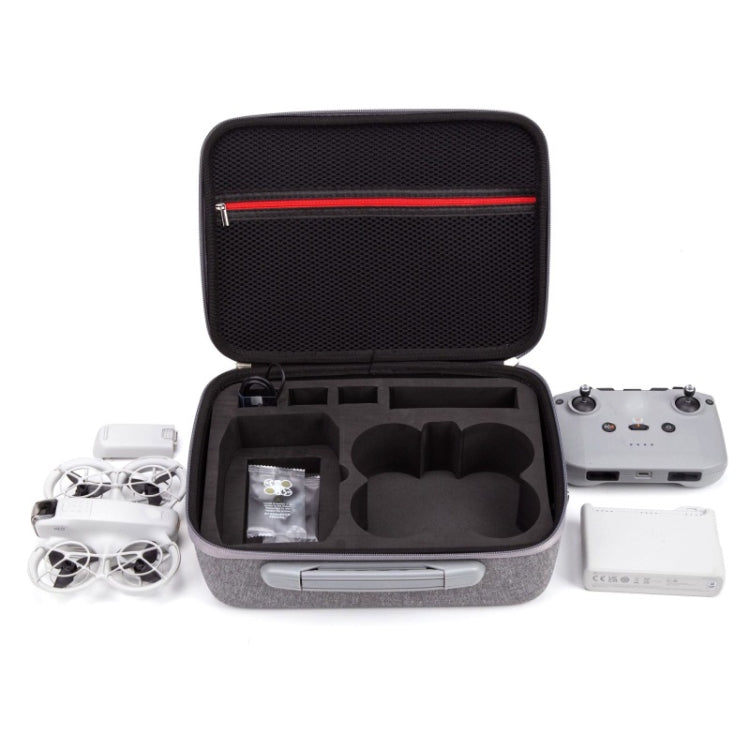 Estuche de almacenamiento con funda protectora para un solo hombro para dron para DJI Neo (gris) — imagen 4