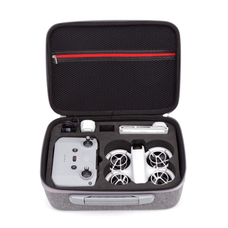 Estuche de almacenamiento con funda protectora para un solo hombro para dron para DJI Neo (gris) — imagen 5