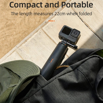 Trípode retráctil para selfies con barra de flotabilidad subacuática de 61 cm de TELESIN para cámara de acción GoPro Insta36…