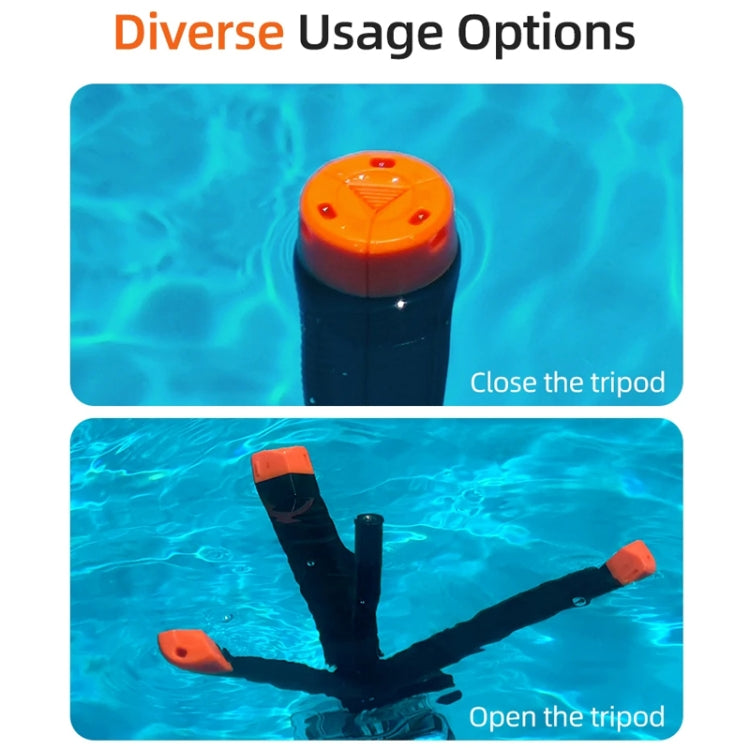 Trípode retráctil para selfies con barra de flotabilidad subacuática de 61 cm de TELESIN para cámara de acción GoPro Insta36…