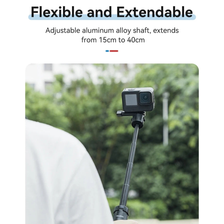 Trípode Mini para selfies TELESIN de liberación rápida, soporte ajustable de 15 a 40 cm para cámara deportiva para DJI Mini…