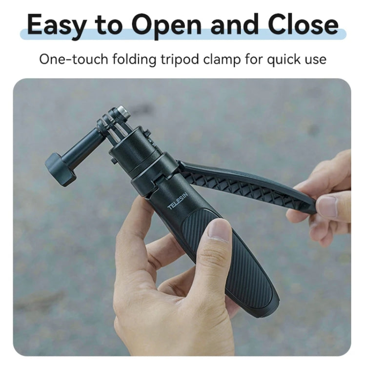 Trípode Mini para selfies TELESIN de liberación rápida, soporte ajustable de 15 a 40 cm para cámara deportiva para DJI Mini…