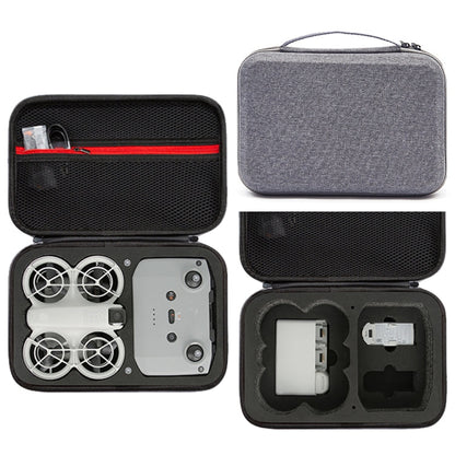 Estuche de transporte y caja protectora para DJI Neo (gris + interior negro)