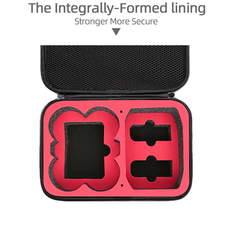 Estuche de transporte y caja protectora para DJI Neo (gris + interior rojo) — imagen 5