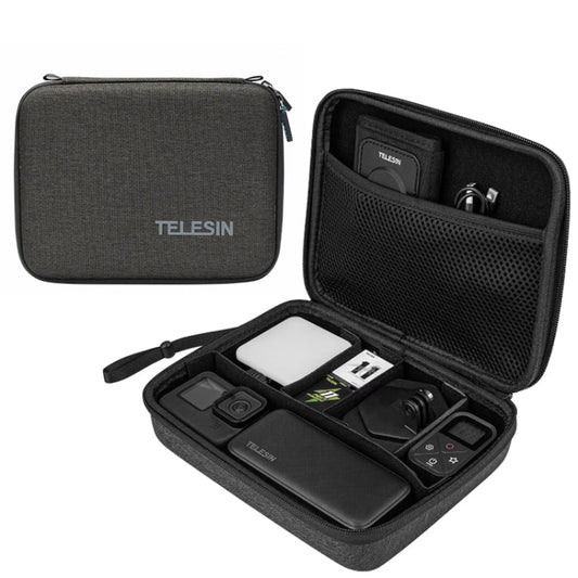 Bolsa de almacenamiento para accesorios de cámara deportiva TELESIN para GoPro HERO / Action / Insta360, etc
