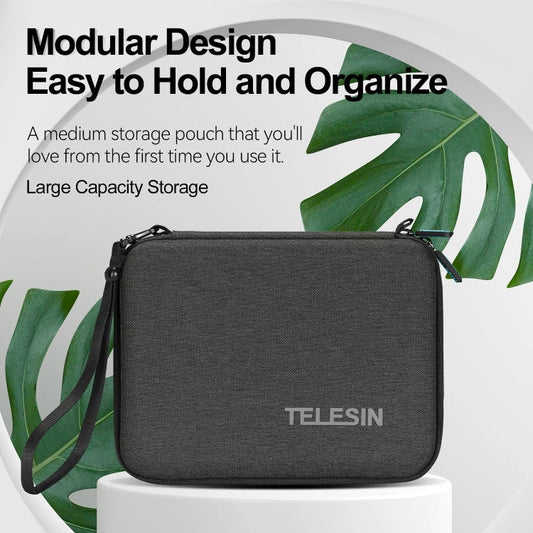 Bolsa de almacenamiento para accesorios de cámara deportiva TELESIN para GoPro HERO / Action / Insta360, etc — imagen 2