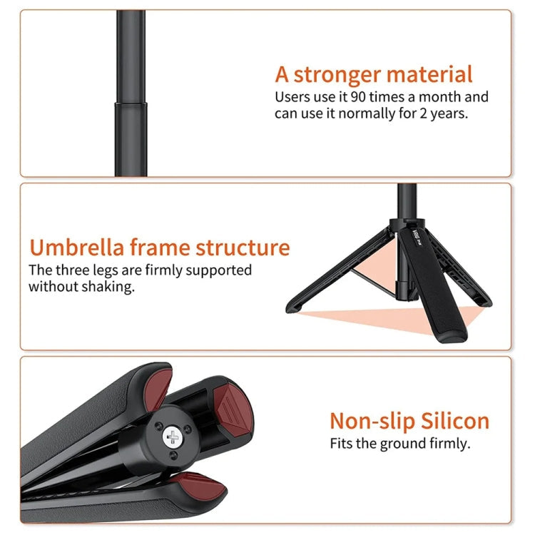 Trípode y palo para selfies con cámara de acción VRIG, 17-51 cm, poste de extensión ajustable para Insta360, Action y GoPro……