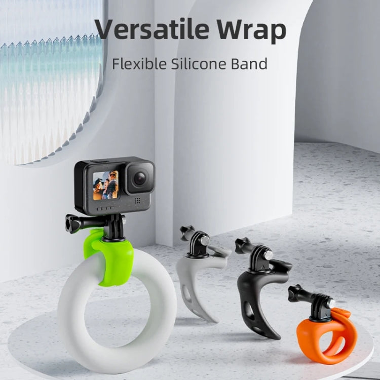 Soporte flexible ajustable de silicona para cámara de acción TELESIN para GoPro HERO / Insta360 / Action Camera (verde) — im…