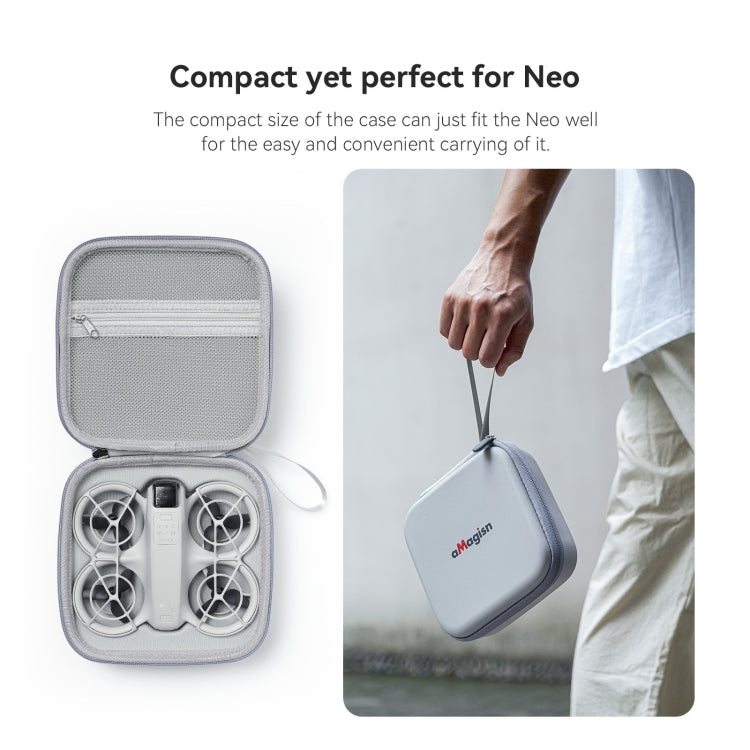 Estuche de transporte y bolsa de almacenamiento estándar para DJI Neo (gris) — imagen 3