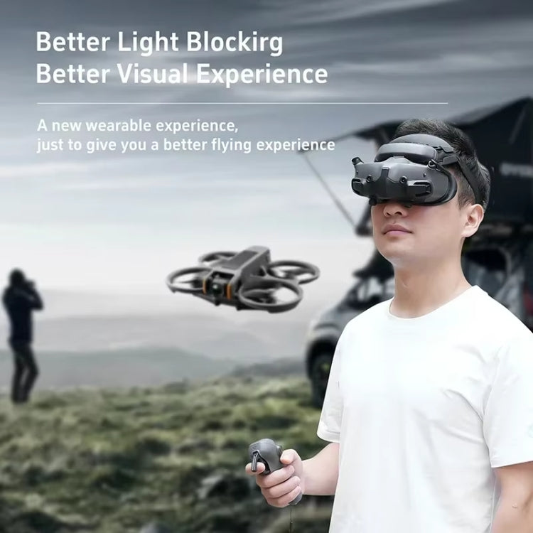 Goggles 3 RCSTQ Gafas de aviación Máscara de reposacabezas para la frente para DJI Neo — imagen 2