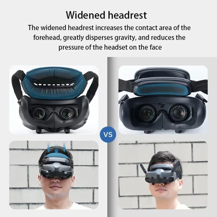 Goggles 3 RCSTQ Gafas de aviación Máscara de reposacabezas para la frente para DJI Neo — imagen 4