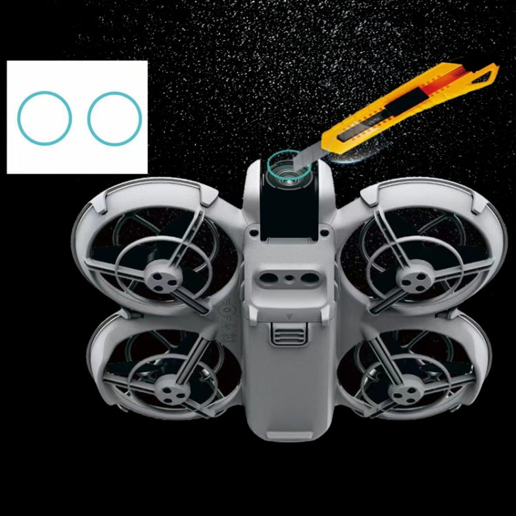Paquete de película CQT 2 piezas/ nano para lente, a prueba de explosiones, antiarañazos, mica protectora HD para DJI Neo