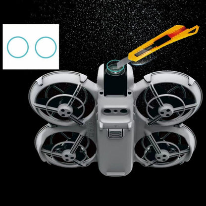 Paquete de película CQT 2 piezas/ nano para lente, a prueba de explosiones, antiarañazos, mica protectora HD para DJI Neo