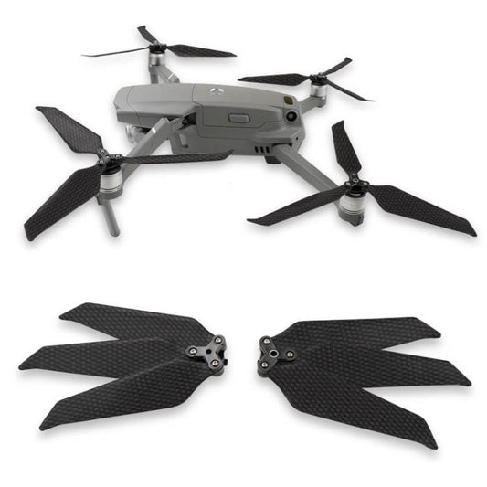 Hélice de tres palas de fibra de carbono 8743F, especificación: 1 par para DJI Mavic 2 Pro