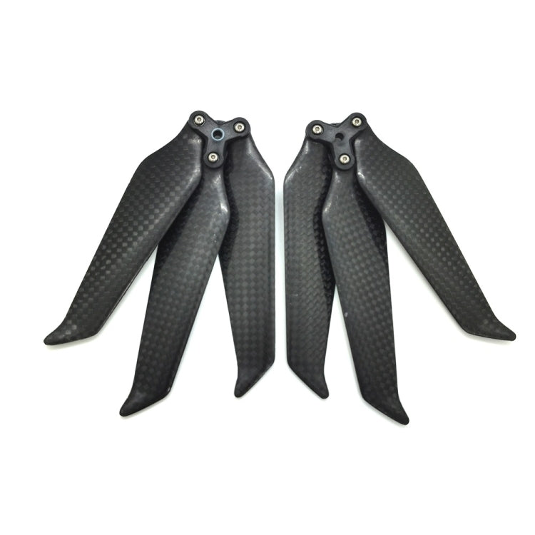 Hélice de tres palas de fibra de carbono 8743F, especificación: 2 pares para DJI Mavic 2 Pro — imagen 2