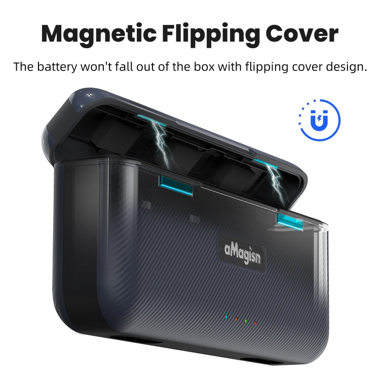 Batería Compartimento de almacenamiento para cargador de aMagisn para DJI Osmo Action 5 — imagen 7
