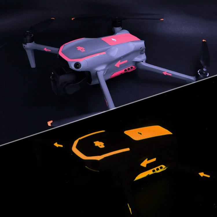 Pegatinas luminosas, película luminosa nocturna para DJI Air 3S (rosa)