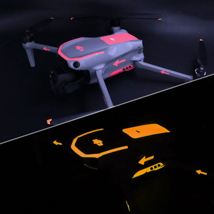 Pegatinas luminosas, película luminosa nocturna para DJI Air 3S (rosa)