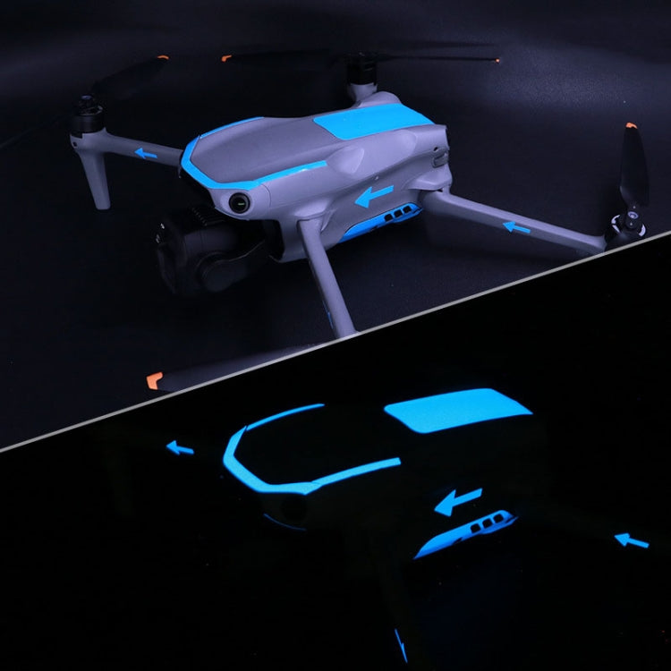 Pegatinas luminosas, película de brillo nocturno para DJI Air 3S (azul)