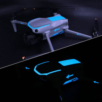 Pegatinas luminosas, película de brillo nocturno para DJI Air 3S (azul)