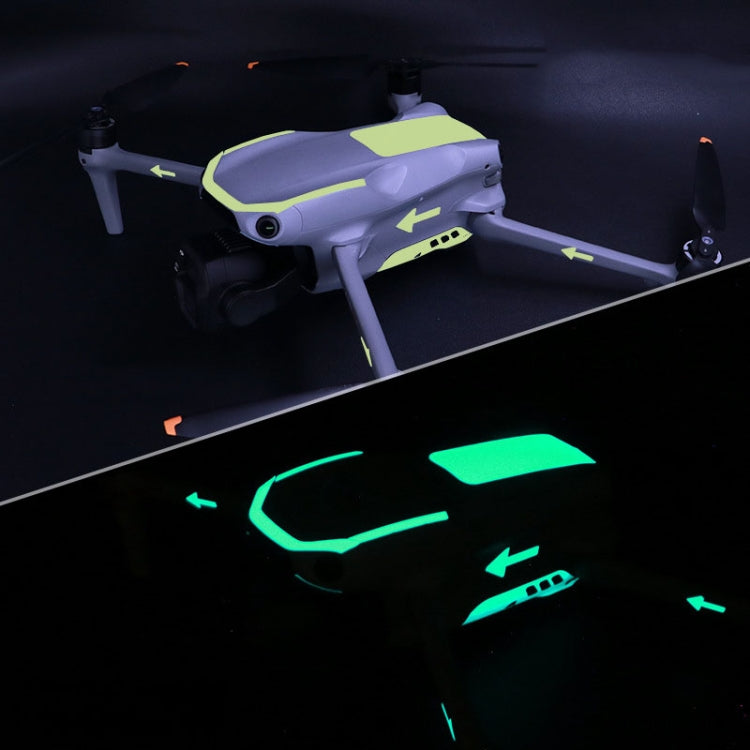 Pegatinas luminosas, película luminosa nocturna para DJI Air 3S (verde claro)