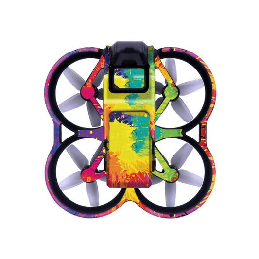 Pegatinas personalizadas sin adhesivo para fuselaje único de para DJI Avata (A-03 acuarela)
