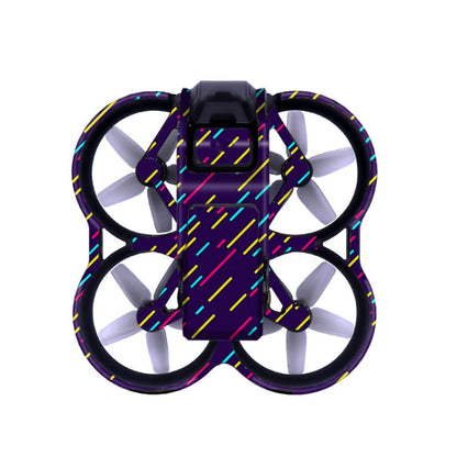 Pegatinas personalizadas sin adhesivo para fuselaje único de para DJI Avata (líneas de colores A-04)