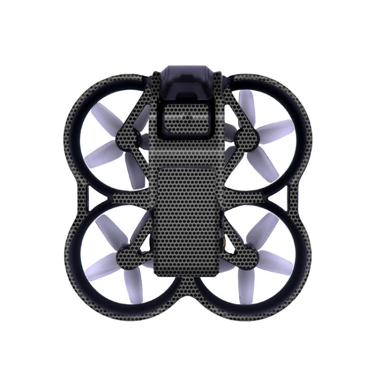Pegatinas personalizadas sin adhesivo para fuselaje único de para DJI Avata (malla negra A-05)