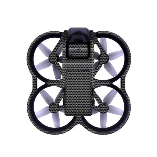Pegatinas personalizadas sin adhesivo para fuselaje único de para DJI Avata (malla negra A-05)