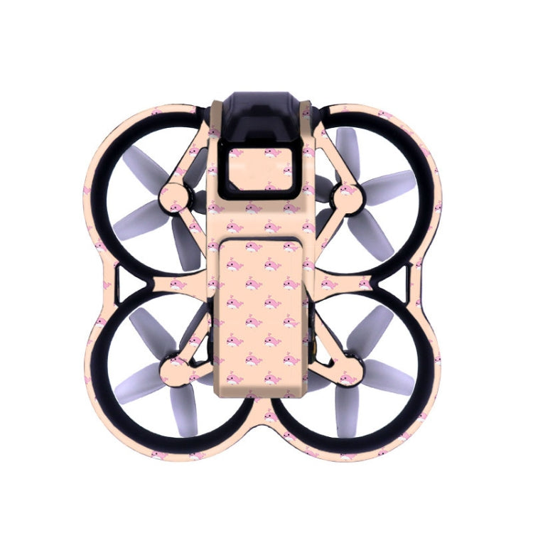 Pegatinas personalizadas sin adhesivo para fuselaje único de para DJI Avata (A-07 Baby Whale)