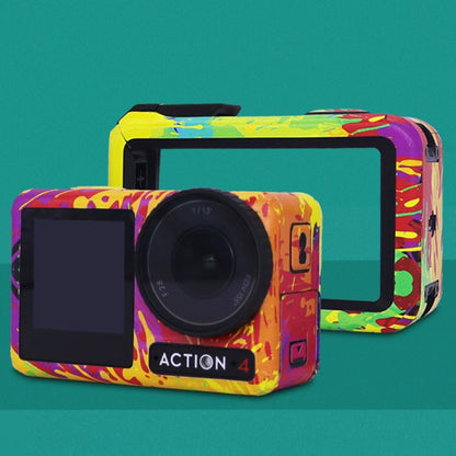 Pegatinas para cámara de acción Action 4, todo incluido, marco de fotos, pegatinas que cambian de color, accesorios, estilo:…