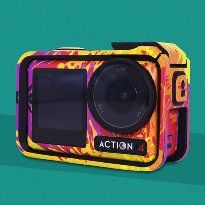Pegatinas para cámara de acción Action 4, todo incluido, marco de fotos, pegatinas que cambian de color, accesorios, estilo:…