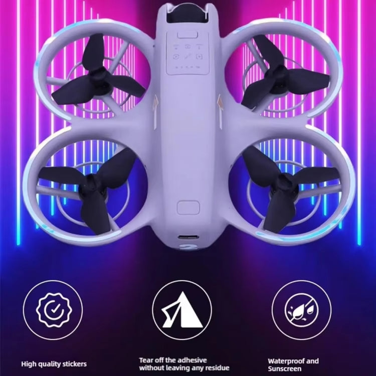 Pegatinas luminosas, película brillante nocturna para DJI Neo (rosa) — imagen 2