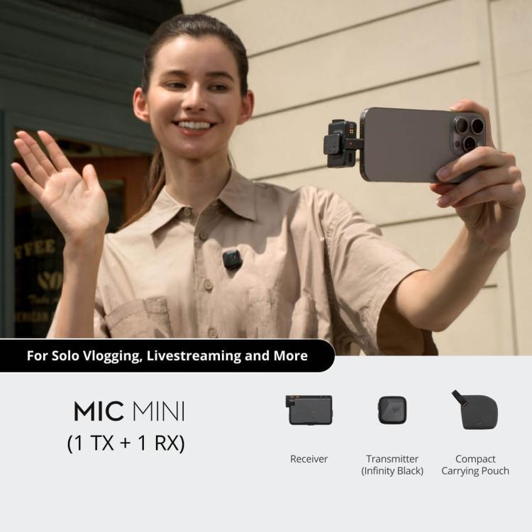 Micrófono Mini Original (1 TX + 1 RX) para DJI Mini — imagen 3