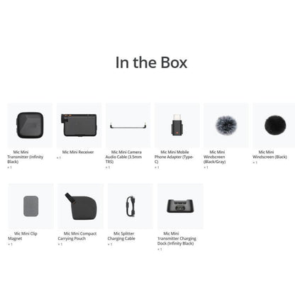 Micrófono Mini Original (1 TX + 1 RX) para DJI Mini — imagen 8