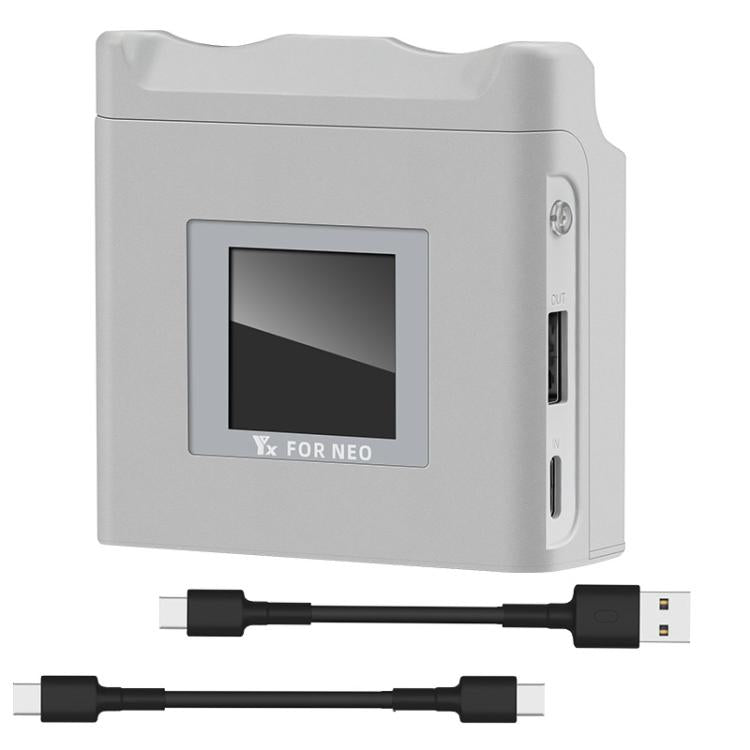 Batería Cargador de con pantalla a color YX, carga 2 baterías para DJI Neo (gris) — imagen 2