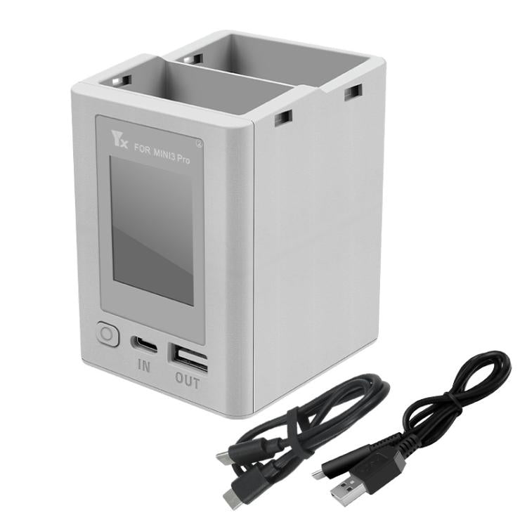 Batería de doble Cargador de vía con pantalla a color y sin enchufe para DJI Mini 4 Pro / Mini 3 Pro para DJI DJI Mini 4 Pro…