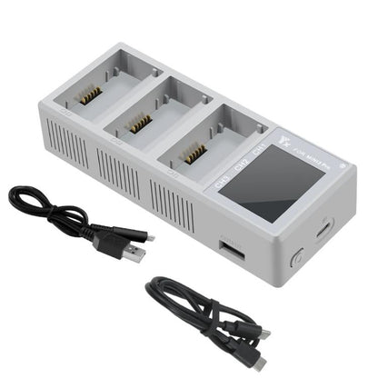 Batería de 3 Cargador de vías con pantalla a color y sin enchufe para DJI Mini 4 Pro / Mini 3 Pro para DJI DJI Mini 4 Pro, D…