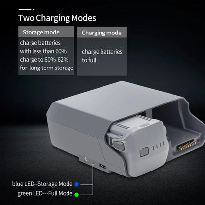 Batería Cargador bidireccional, administrador de para DJI Air 3S (gris claro) — imagen 3