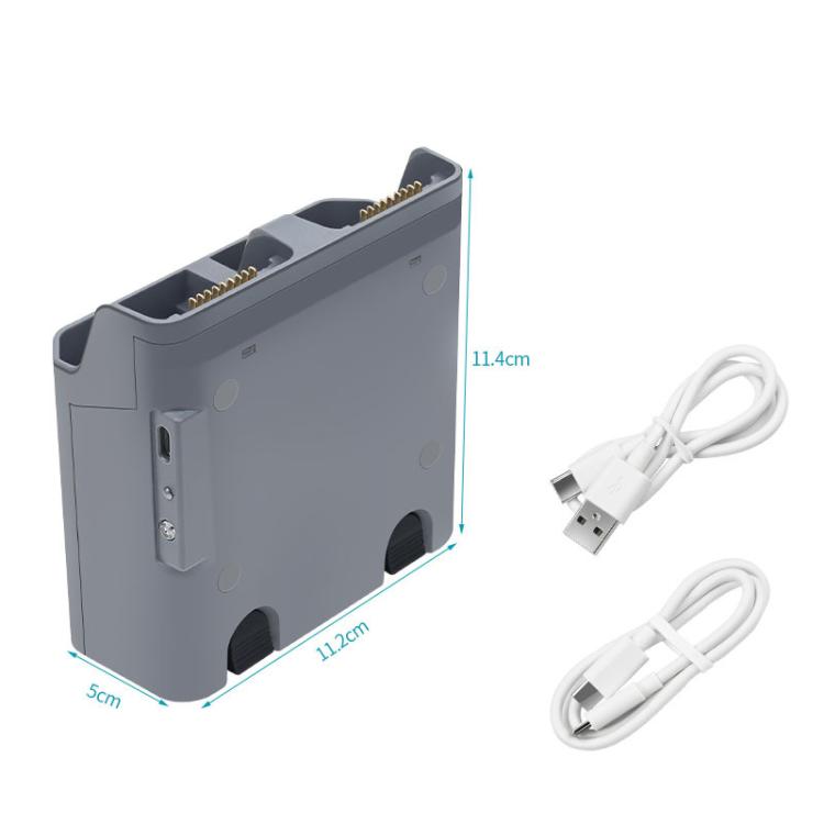 Batería Cargador bidireccional, administrador de para DJI Air 3S (gris claro) — imagen 8
