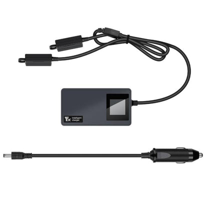 Cargador de auto con pantalla digital para DJI Air 3S (negro) — imagen 2