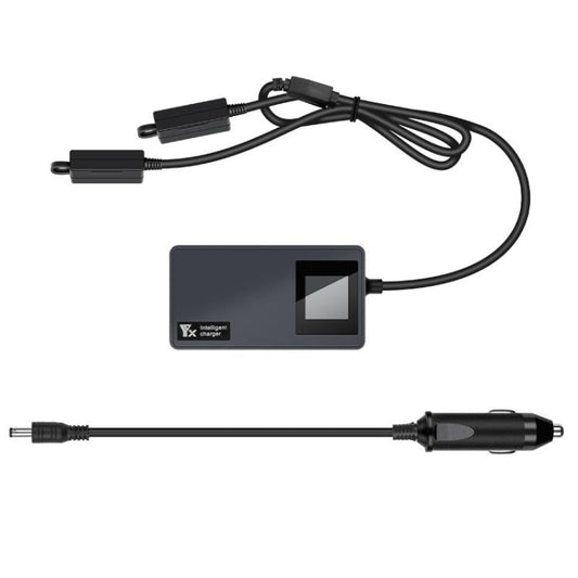 Cargador de auto con pantalla digital para DJI Air 3S (negro) — imagen 2