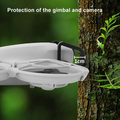 Funda protectora contra impactos + parachoques + soporte plegable + ala trasera 4 en 1 para DJI Neo (naranja) — imagen 3