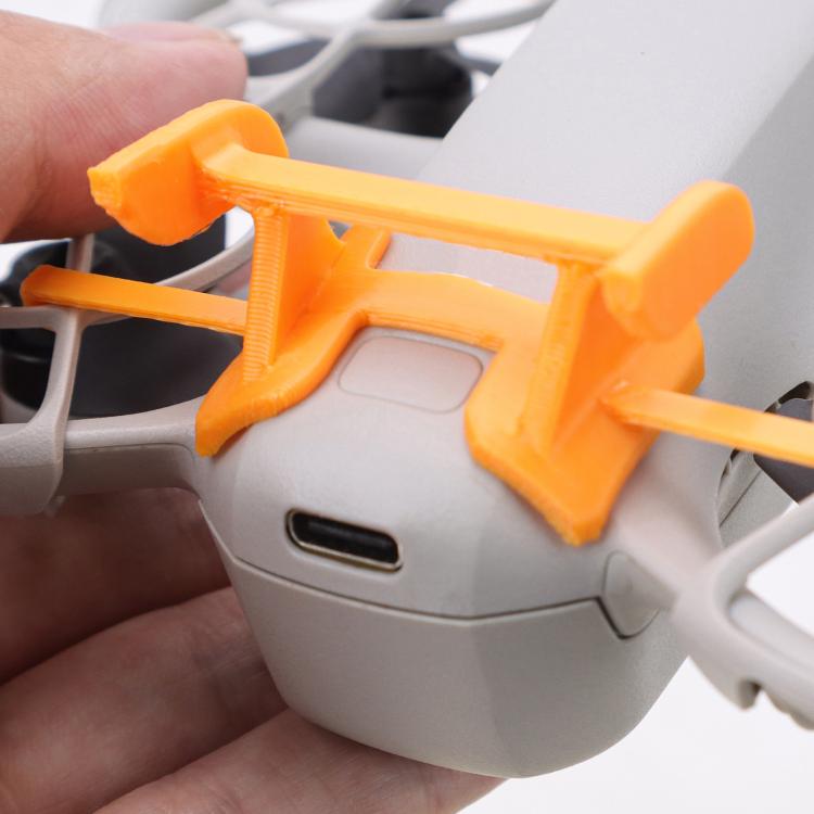 Soporte fijo para cola de vuelo CQT con flujo de Air que reduce la resistencia para DJI Neo (gris) — imagen 4