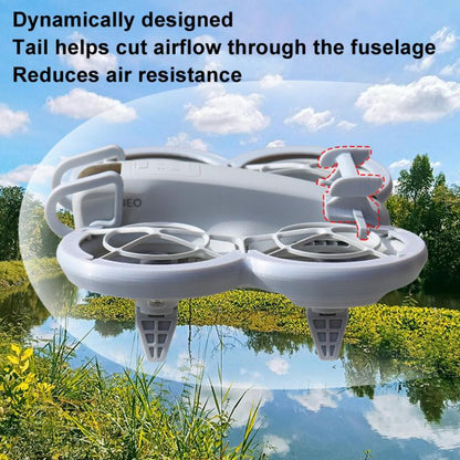Soporte fijo para cola de vuelo CQT con flujo de Air que reduce la resistencia para DJI Neo (gris) — imagen 6