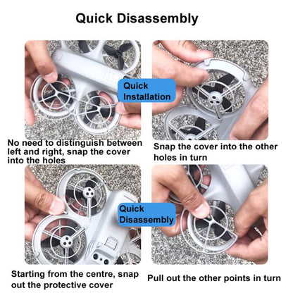 Anillo de parachoques CQT Protector de palas amortiguador integrado para hélice para DJI Neo — imagen 7