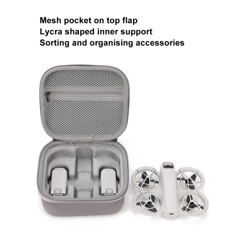 Bolsa de almacenamiento portátil, bolso de mano para el hombro para DJI Neo (gris) — imagen 3